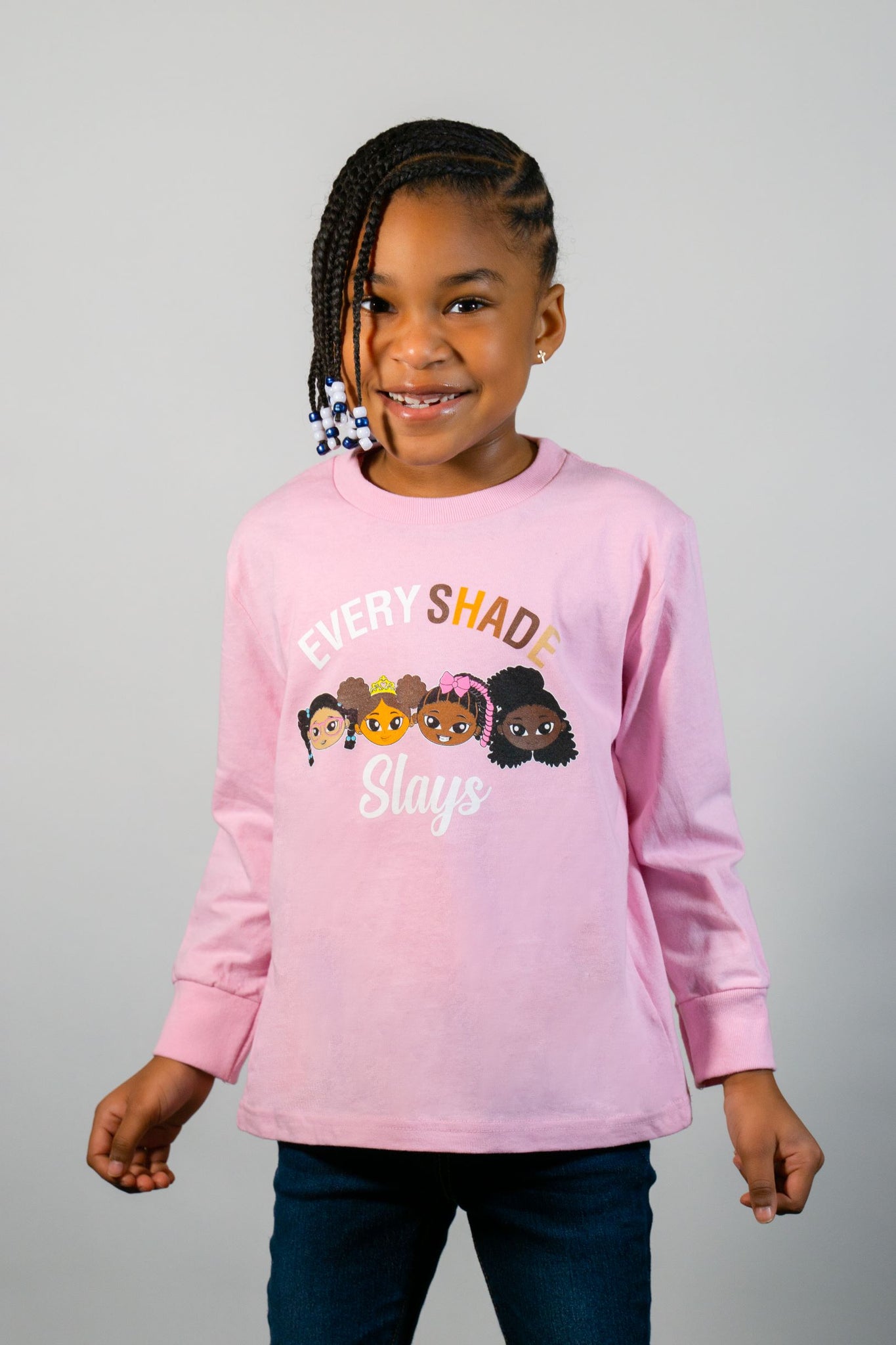 All Shades Slay Pink Long Sleeve Shirt